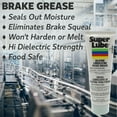 thumbnail image 2 of Super Lube 97008 Silicone Lubricating Brake Grease with PTFE, 8 oz Tube, Translucent White, 2 of 5
