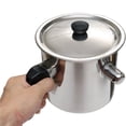 thumbnail image 1 of weekgood Pot à Mijoter en Acier Inoxydable 1L Bouilloire à Lait avec Couvercle, 1 of 9