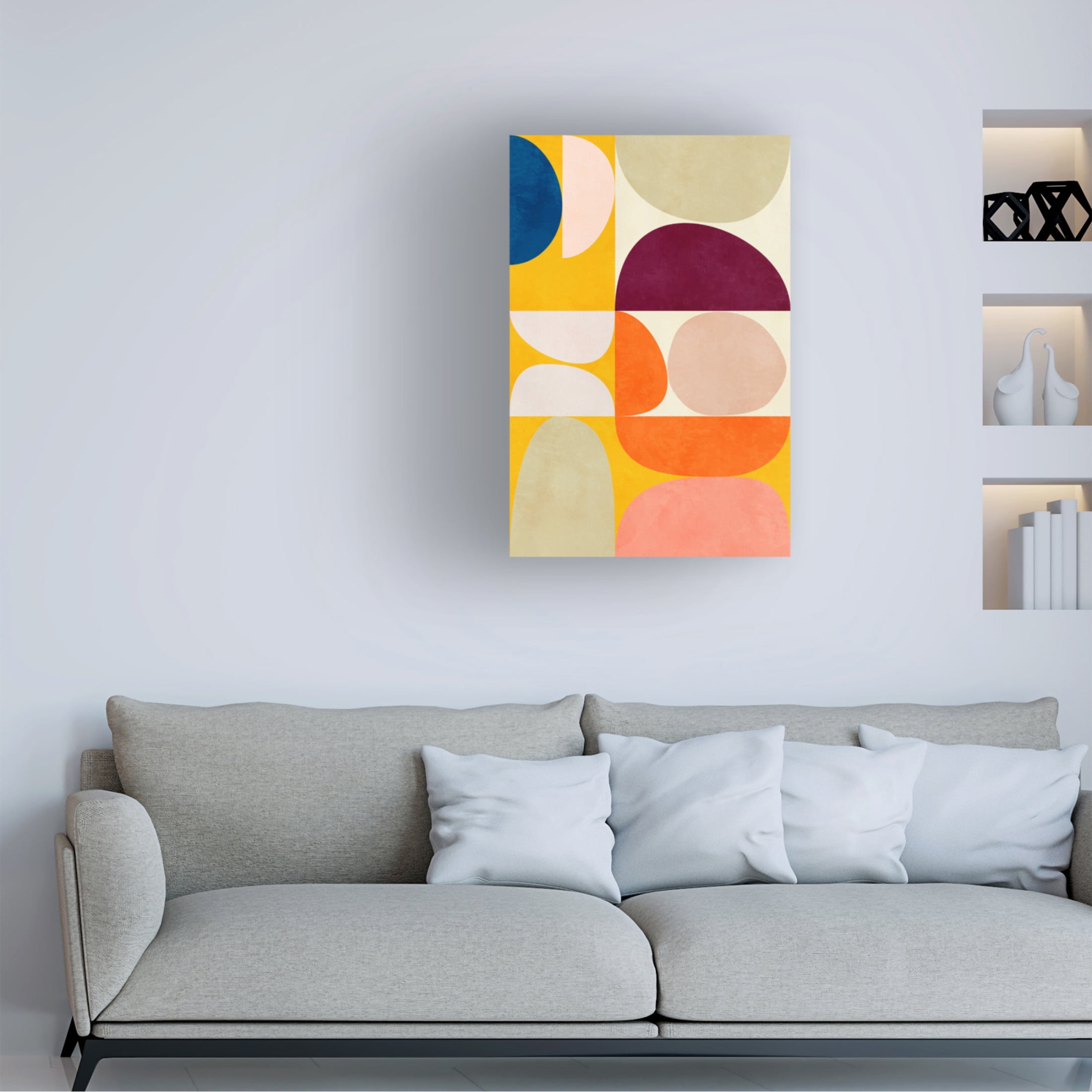 Trademark Fine Art Ana Rut Bre Vivid Bauhaus2 Canvas Wall Art