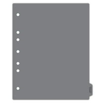 Carstens - Heavy Duty Infection Control Plastic Ring Binder Dividers, Side Tab, 1/9 Cut, Tab 9 Position, US Letter, Pack of 10, (8220-08) - Ideal Medical Chart Dividers for 3 Ring Binders
