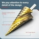 thumbnail image 4 of Step Drill Bit Set, 3Pcs Titanium Step Drill Bits, Metric B, 4 of 5