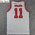 thumbnail image 3 of HipJazer Slam Cosplay Shohoku Sakuragi 10 # Hanamichi 11 # Rukawa Kaede camiseta de baloncesto deporte camisetas de baloncesto Hiphop, 3 of 5