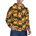 thumbnail image 2 of Sikiie Pumpkins And Sunflowers3 Men's Hoodie, Essentials Hoodie, Sweatshirt, Pullover Hooded Sweatshirt for Men-4X-Large, 2 of 7