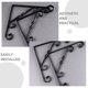 thumbnail image 3 of BESTYASH 2Ud Soporte De Hierro Negro Para Plantas Con Gancho Ajustable Para Interiores Y Exteriores, 3 of 8