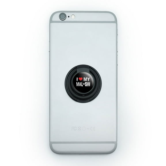 I Love My Mal-Shi Stylish Mobile Phone Ring Holder Stand