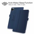 thumbnail image 2 of iPad Pro 11 Case, EpicGadget Lightweight Folding Folio PU Leather Stand Auto Wake/Sleep Cover for Apple iPad Pro 11 Inch 3rd Generation 2021 / 2nd Gen 2020 / 1st Gen 2018 (Navy Blue), 2 of 5