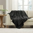 thumbnail image 2 of Gracie Mills Wilfred Long Faux faux Throw Blanket GRACE-3669 Luxurious Micro Fabric, 2 of 3