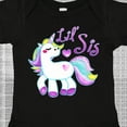 thumbnail image 4 of Inktastic Lil Sis Unicorn Little Sister Girls Baby Bodysuit, 4 of 5