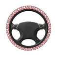 thumbnail image 3 of Daiia Japanese Cherry Blossoms Steering Wheel Cover Auto Steering Wheel Covers Breathable Anti-Slip Steering Wheels Car Interior Decor Accessories for Men Women Universal 15 Inch, 3 of 8