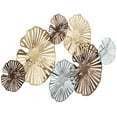 Dahlia Studios Ponderay 40 3/4" Wide Modern MultiColor Fan Metal Wall