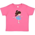 thumbnail image 3 of Inktastic Ice Skating Girl, Brown Hair Girls Baby T-Shirt, 3 of 5