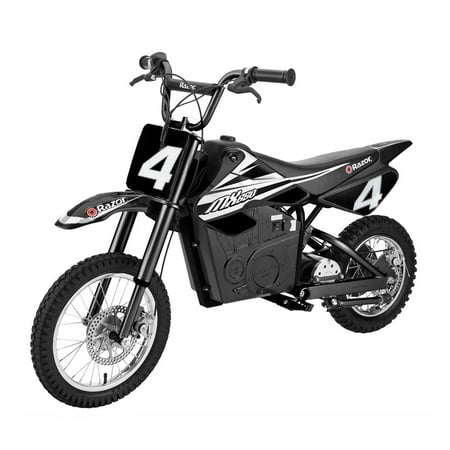 Razor MX650 17 MPH Steel Electric Dirt Rocket Motor Bike for Kids 12+, Black