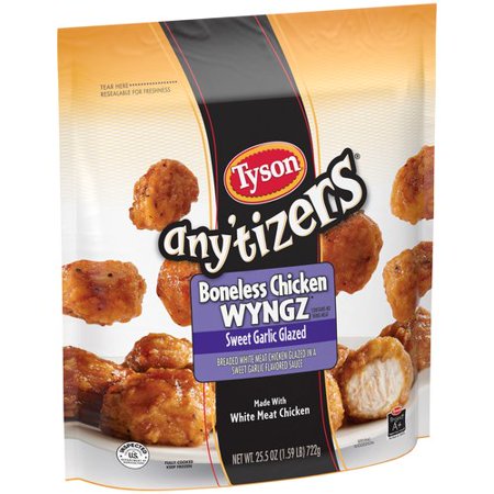 Tyson Any'tizers Sweet Garlic Glazed Boneless Chicken ...