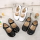 thumbnail image 2 of Zapatos de cuero para niñas, zapatos de mesa para niños en blanco y negro, zapatos de vestir de princesa para niñas de mediana y grande, zapatos individuales para estudiantes de escuela primaria,, 2 of 6