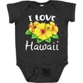 thumbnail image 3 of Inktastic I Love Hawaii Hibiscus Flowers Boys or Girls Baby Bodysuit, 3 of 5