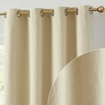 thumbnail image 3 of Camden Jacquard 100% Blackout Grommet Curtain Panels, 3 of 38