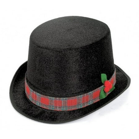 Polyester Christmas Caroler Top Hat