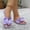 Purple, variant on Womens Phalaenopsis Orchid Strappy Flat Beach Vacation Sandals, Delicate Floral Design Inspired by Exotic Orchid Blooms, Comfortable Cushioned Footbed for All-Day Walking