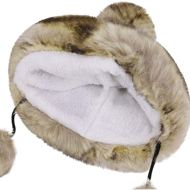 Chapeau Dhiver Pour Femme Nouvelle Fourrure Épaissie Chaud Bonnet De Neige  Bombé Mongol Russe Chapeau Bonnets Pour Femmes Hiver Du 27,05 €