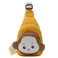 thumbnail image 2 of Cute Monkey Style Juvenile Messenger Bag, Small Shoulder Bag, Soft Fabric Material, Fun Design, For Youngster, Academy Use, Portable Storage, Playful Aesthetic, Lightweight Construction, Akmoler, 2 of 9