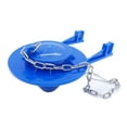 thumbnail image 1 of Toilet Flapper Drain Flush Valves Repair Rubber Kit Home Accessories Tank Easy To Install With Stainless Chain, 1 of 4