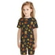 thumbnail image 4 of Balery Wild West Golden Horseshoe Conjunto de Pijama Infantil de Manga Corta con Estampado – Ropa de Dormir de Algodón Suave-XX-Large, 4 of 4