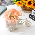 thumbnail image 4 of Bike Flowerpot Holder Delicate Desktop Flower Holder Bucket Wedding Table Centerpiece, 4 of 8