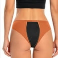 thumbnail image 5 of uublik Womens Briefs Underwear Protective Menstrual Postpartum Leakproof Panties Always Period Underwear Orange, 5 of 5