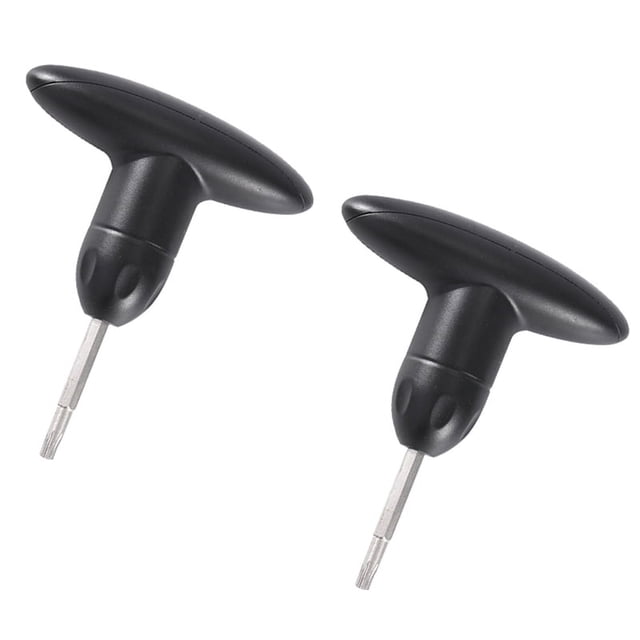2PCS Plastic Handle Golf Adjustment Wrench Tool Golf Driver Club Shafts Adapter Wrench,Black