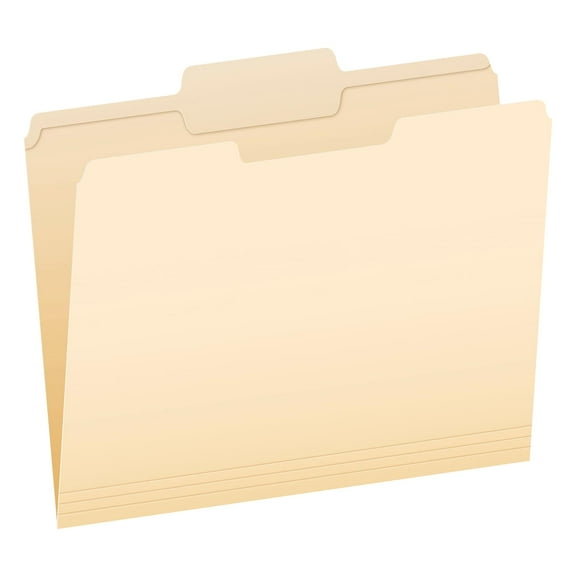 Pendaflex File Folder 1-Tab Letter Size Manila 100/Box (R752 1/3-2)