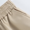 thumbnail image 6 of Afuyipoi Mens Cargo Pants Elastic Waist with Drawstring Windproof Outdoor Sports Jogger Trousers Khaki Size 2XL, 6 of 9