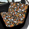 thumbnail image 4 of Pzuqiu Skull Daisy Car Seat Covers Full Set Breathable Car Decor Accessories, Easy to Install, Suitable for SUV Seats Sedan Seats, Fit for Cars most Cars, 4 of 10