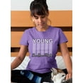 thumbnail image 2 of Young For Star Style  Shaped T-Shirt Women -Image by Shutterstock, Female Large, 2 of 4