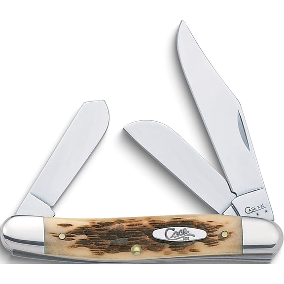 Fashion Case Amber Bone Stockman Knife (3.8 X 1.63) Made In United States gm8265