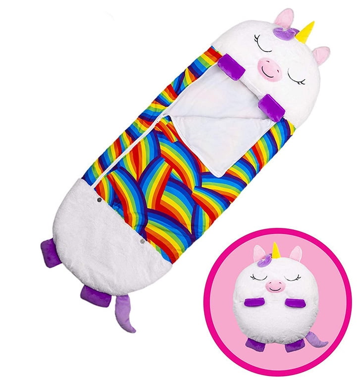 2021 Large Size Happy Nappers Sleeping Bag Kids Play Pillow Unicorn Xmas Gifts 