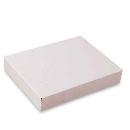 White Apparel Boxes 16" X 16" X 3" | Quantity: 25 by Paper Mart