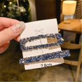 thumbnail image 2 of ORUYROP Simple Rhinestone Hairpins, WHITEBRIDGE 8pcs Crystal Duckbill Clips for Women Girls, 2 of 7