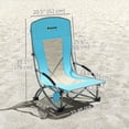 thumbnail image 3 of Outsunny Set of 2 Beach Chair with Carry Bag, 27.6" x 22.8" x 31.1", 3 of 10