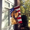 thumbnail image 2 of Wirehaired Vizsla American Flag Flag Canvas House Size, 2 of 4