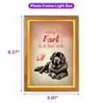 thumbnail image 5 of Every Fart is Love Note Newfoundland Guilty Face Happy Valentine's Acrylic Plaque with Wood Photo Frame Box Newfie Dog Lover Gifts Light Box - 01016, 5 of 5