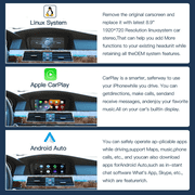 AUTOABC 8.9 Inch Linux Screen CCC System with Carplay Android auto Touchscreen HD Resolution 1920*720p For BMW 3 5 Series E60 E63 E64 E90 E91 E92 2005-2010