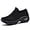 All Black, variant on Women's Walking Shoes Arch Support Non Slip Work Shoes Breathable Knit Upper Lightweight for Plantar Fasciitis