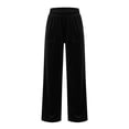 thumbnail image 4 of successthop Velour Sweatsuits 2PCS Sets Womens Long Sleeve Crewneck Tops and Pant Casual Tracksuit with Pockets, 4 of 9