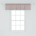 thumbnail image 2 of Ambesonne Damask Window Valance, Grunge Look Flowers Petals, 54" X 12", Pale Mauve Taupe Rose, 2 of 3