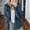 Blue, variant on jjayotai Fashion Womens Hoodies, Casual Solid Hooded Warm Jackets Zipper Cardigan Tops Fall Winter Coat