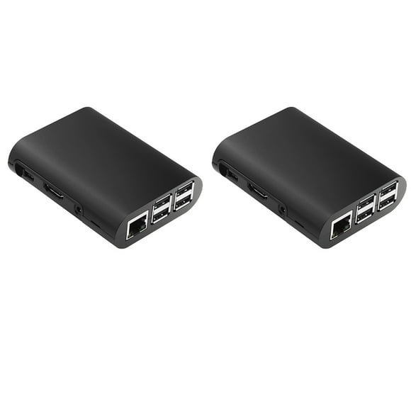2X Case for Raspberry Pi 3 Model B, Pi 2 Model B & Pi B+4 Black