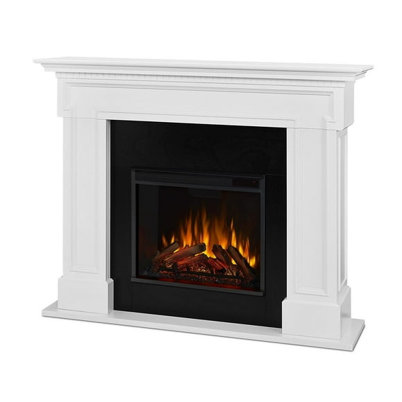 Thayer 55" Electric Fireplace in White