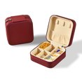 thumbnail image 1 of Caja de joyería portátil simple, mini caja de almacenamiento de joyas, caja de embalaje de joyería de anillo pequeño de viaje, 1 of 6