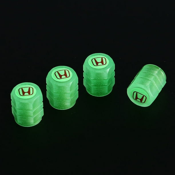 4 Tapas De Válvula Luminosas Para Neumáticos De Coche Para De Aire Para Todos Los Vehículos huangjie unisex