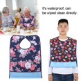 thumbnail image 4 of Rdeghly Adult Bib, Clothes Protector Bib,Adult Waterproof Mealtime Bib Double Layer Elder Dinning Clothes Protector, 4 of 8